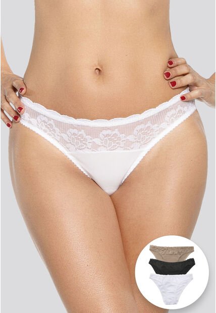 Panty Mujer Blanco FI 96634