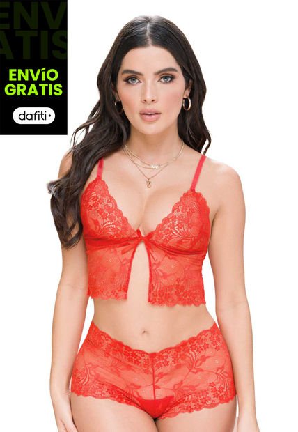 Pijama Mujer Rojo FI 101912