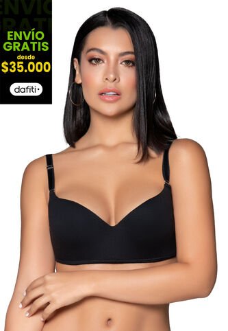 Brasier Mujer Negro FI 32773 Formas Intimas
