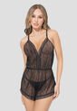 Enterizo Mujer Negro FI 100963 de Formas Intimas