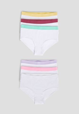 Cachetero Paq X6 Infantil Femenino Multicolor Fi 105944 Formas Intimas