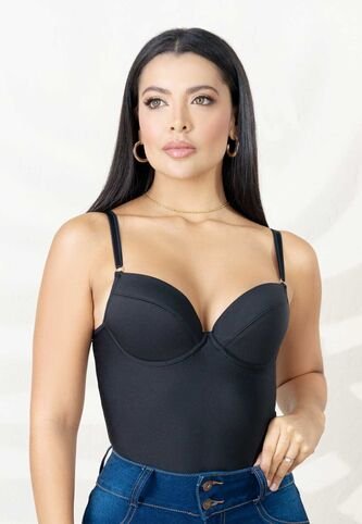 Body Mujer Negro FI 498 Formas Intimas