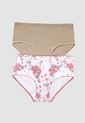 Panty Paq X2 Mujer Piel/Estampado FI 96471 de Formas Intimas