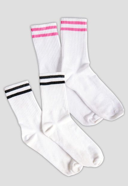 Medias Paq X2 Mujer Blanco Fi 104342