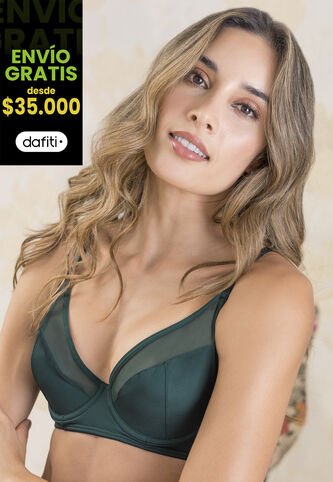 Brasier Mujer Verde Botella FI 103068 Formas Intimas