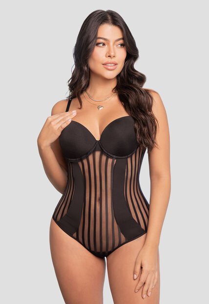Body Mujer Negro Fi 103870