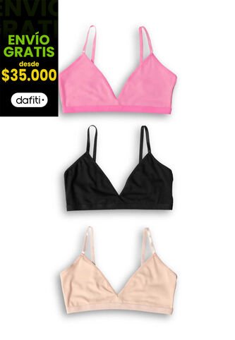 Top Paq X3 Multicolor2 FI 96396 Formas Intimas