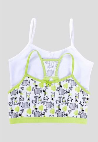 Top Paq X2 Infantil Verde Menta FI 79155 Formas Intimas