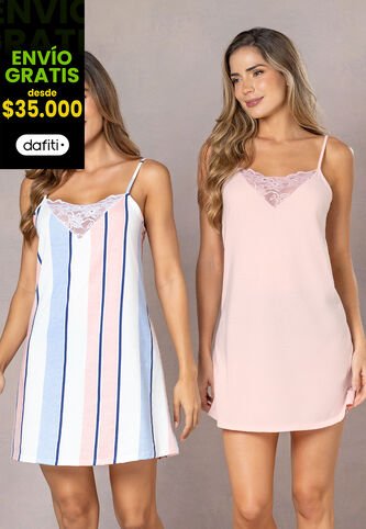 Batola Paq X2 Mujer Multicolor Fi 113597 Formas Intimas