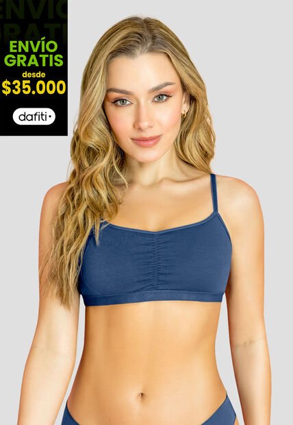 Top Mujer Azul Profundo Fi 107106