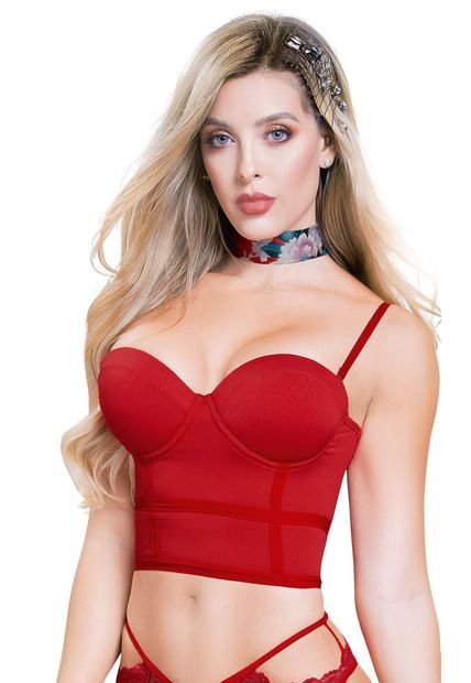 Corset Adulto Femenino Rojo FI