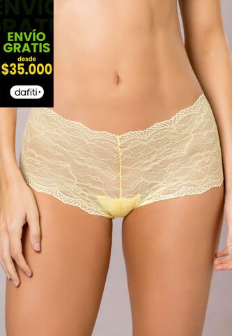 Cachetero Mujer Amarillo Pastel Fi 113788 Formas Intimas