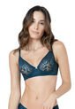 Bralette Mujer Azul Petróleo Oscuro Fi 34508 de Formas Intimas