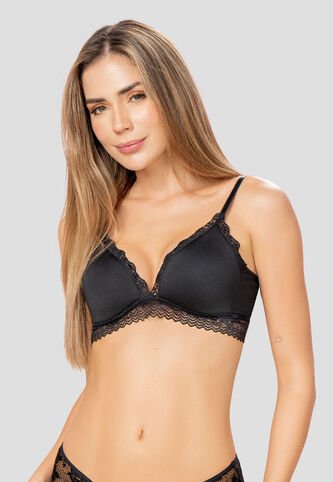 Brasier Mujer Negro Fi 107104 Formas Intimas