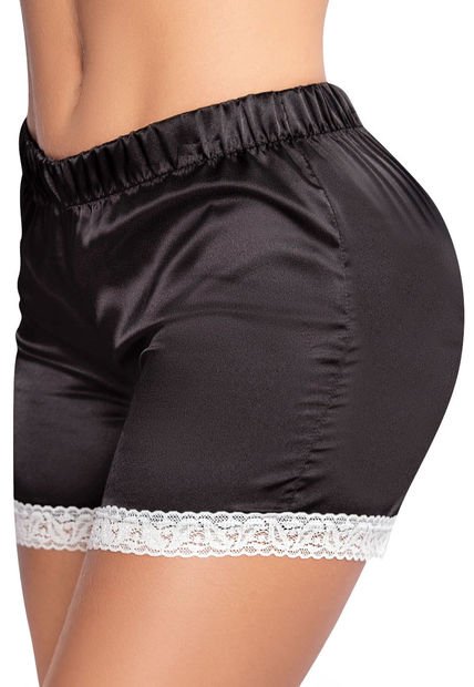 Short Mujer Negro Fi 83266