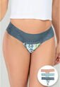 Brasilera Paq X3 Mujer Azul Acero FI 96215 de Formas Intimas