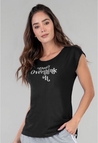 Camiseta Mujer Negro Fi 92714 Formas Intimas