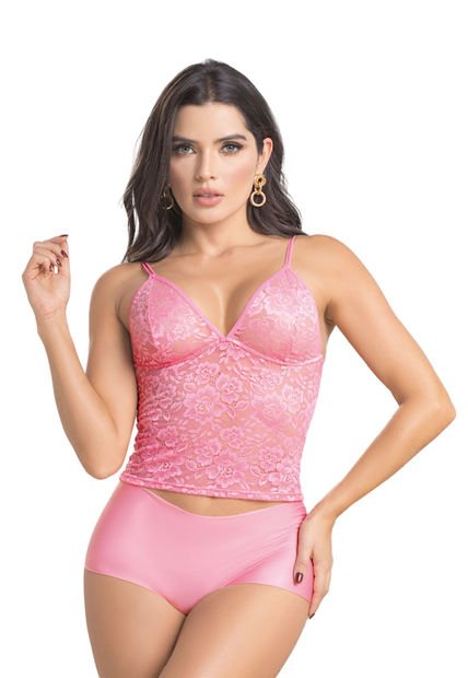Pijama Mujer Rosa Fi 2549
