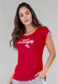 Camiseta Mujer Rojo Fi 92714 de Formas Intimas