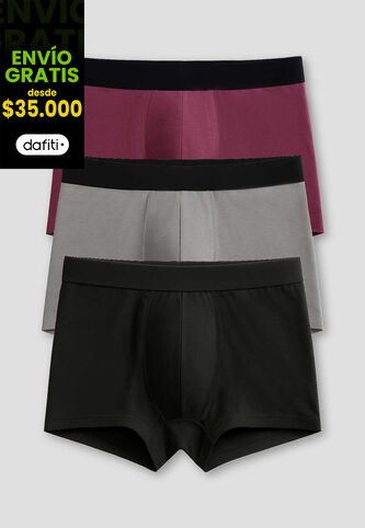 Bóxer Paq X3 Hombre Multicolor Fi 111899 Formas Intimas