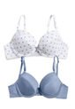 Brasier Paq X2 Mujer Multicolor Fi 90700 de Formas Intimas