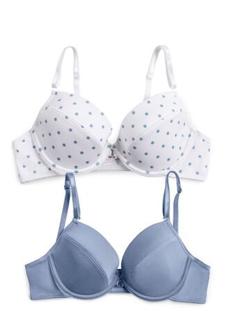 Brasier Paq X2 Mujer Multicolor Fi 90700 Formas Intimas
