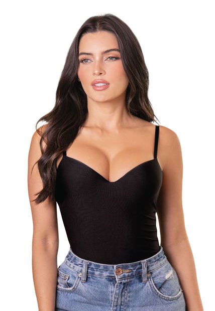Corset Mujer Negro Fi 34864