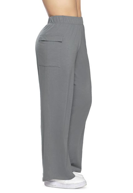 Pantalón Sudadera Mujer Gris FI 7338