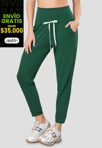 Pantalón Sudadera Mujer Verde Pino Fi 77393 Formas Intimas