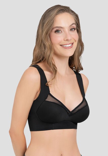 Brasier Mujer Negro Fi 104686
