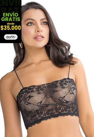 Top Mujer Negro FI 1456 Formas Intimas