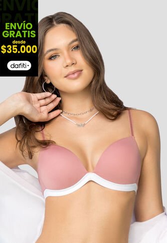 Brasier Mujer Rosa Polvo Fi 89308 Formas Intimas
