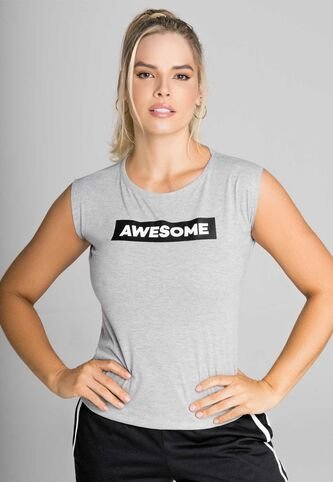 Camisilla Interior Mujer Gris Jaspe FI 1484 Formas Intimas