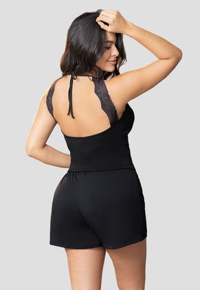 Pijama Mujer Negro Fi 103824