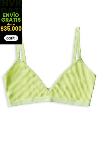 Top Mujer Verde Limón FI 1628 Formas Intimas