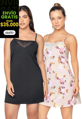 Batola Paq X2 Mujer Multicolor FI 7330 Formas Intimas