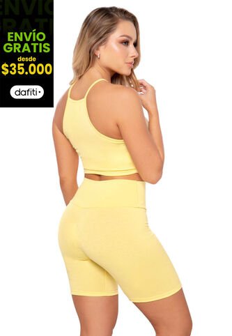 Multiusos Mujer Amarillo Fi 9471 Formas Intimas