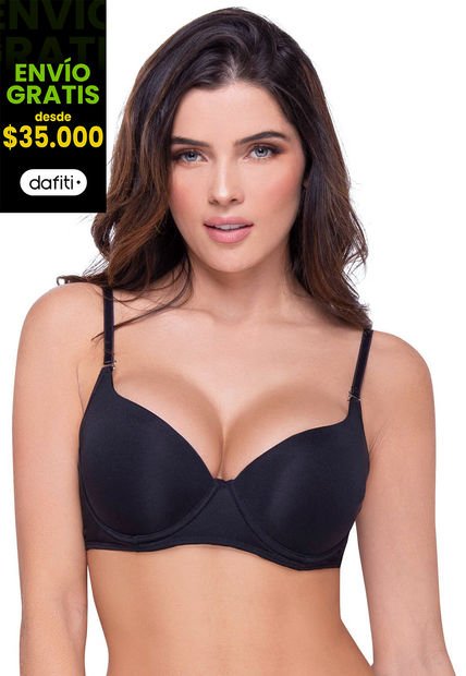 Brasier Adulto Femenino Negro FI