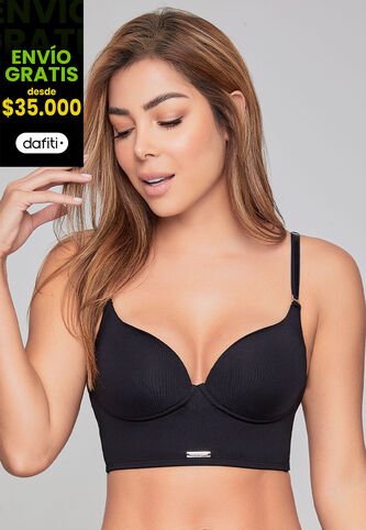 Brasier Mujer Negro FI 91541 Formas Intimas