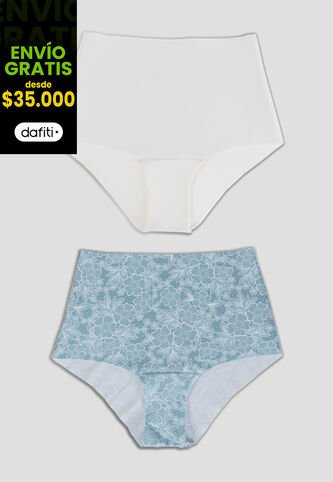 Cachetero Paq X2 Mujer Multicolor Fi 103027 Formas Intimas