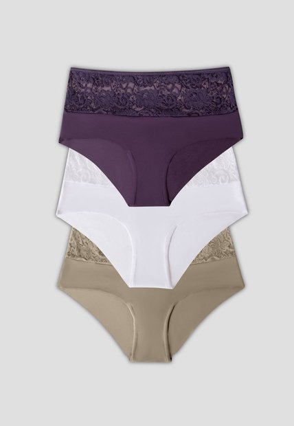 Cachetero Paq X3 Mujer Multicolor Fi 101856
