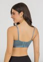 Bustier Mujer Azul Acero Fi 77664 de Formas Intimas