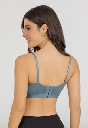 Bustier Mujer Azul Acero Fi 77664