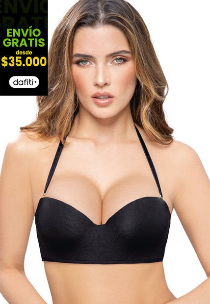 Brasier Mujer Negro FI 79365