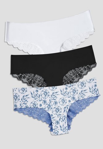 Cachetero Paq X3 Mujer Multicolor Fi 110000 Formas Intimas