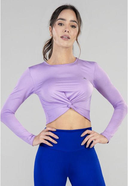 Crop Top Mujer Lila Tech FI 79205
