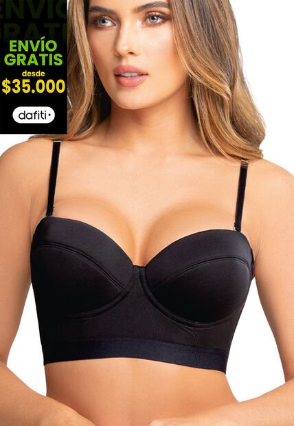 Bustier Para Mujer Negro FI