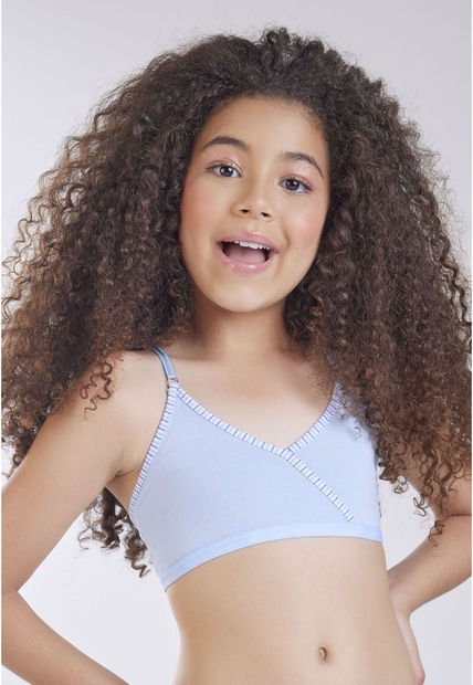 Top Infantil Azul Claro FI 8355