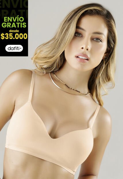 Bustier Mujer Beige FI 5533