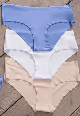 Cachetero Paq X3 Mujer Multicolor FI 9808 Formas Intimas